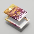 Personalized Brisbane Broncos Canvas Wall Art Y2K Grunge Aesthetic With Cyber Flames and Starburst Graphics