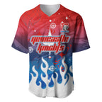 Personalized Newcastle Knights Baseball Jersey Y2K Grunge Aesthetic With Cyber Flames and Starburst Graphics