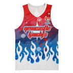 Personalized Newcastle Knights Basketball Jersey Y2K Grunge Aesthetic With Cyber Flames and Starburst Graphics