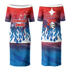 Personalized Newcastle Knights Couples Matching Puletasi and Hawaiian Shirt Y2K Grunge Aesthetic With Cyber Flames and Starburst Graphics