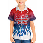 Personalized Newcastle Knights Hawaiian Shirt Y2K Grunge Aesthetic With Cyber Flames and Starburst Graphics
