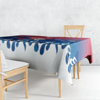 Personalized Newcastle Knights Tablecloth Y2K Grunge Aesthetic With Cyber Flames and Starburst Graphics