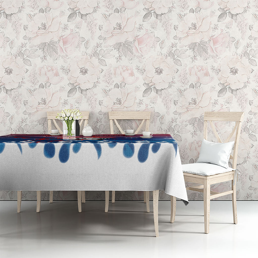 Personalized Newcastle Knights Tablecloth Y2K Grunge Aesthetic With Cyber Flames and Starburst Graphics