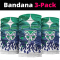 Personalized New Zealand Warriors Neck Gaiter Y2K Grunge Aesthetic With Cyber Flames and Starburst Graphics