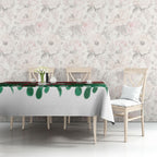 Personalized South Sydney Rabbitohs Tablecloth Y2K Grunge Aesthetic With Cyber Flames and Starburst Graphics