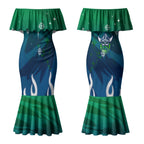 Personalized Canberra Raiders Couples Matching Mermaid Dress and Hawaiian Shirt Y2K Grunge Aesthetic With Cyber Flames and Starburst Graphics