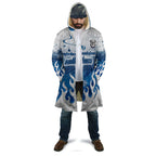Personalized Canterbury Bankstown Bulldogs Cloak Y2K Grunge Aesthetic With Cyber Flames and Starburst Graphics