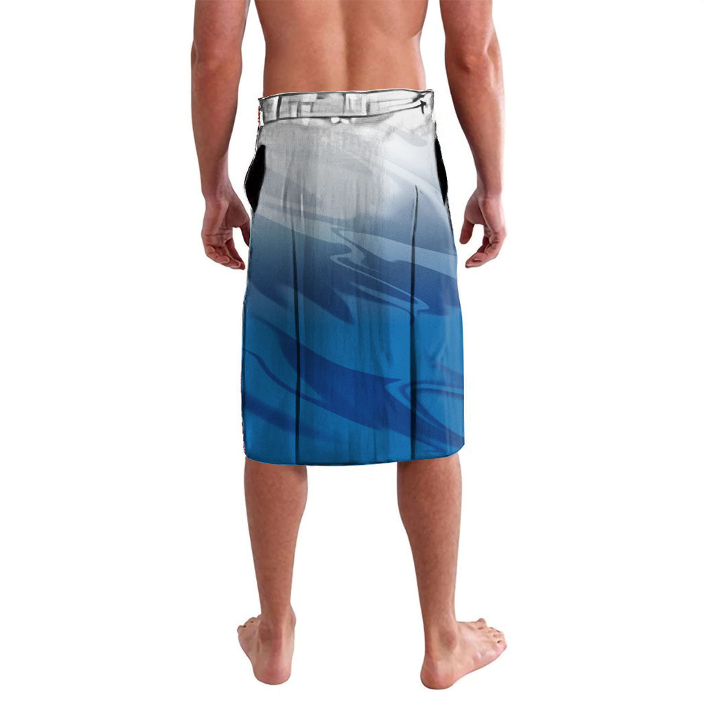 Personalized Canterbury Bankstown Bulldogs Lavalava Y2K Grunge Aesthetic With Cyber Flames and Starburst Graphics