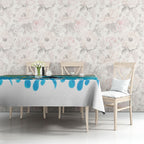 Personalized Gold Coast Titans Tablecloth Y2K Grunge Aesthetic With Cyber Flames and Starburst Graphics