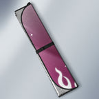 Personalized Manly Warringah Sea Eagles Auto Sun Shade Y2K Grunge Aesthetic With Cyber Flames and Starburst Graphics