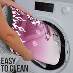 Personalized Manly Warringah Sea Eagles Bathroom Set Y2K Grunge Aesthetic With Cyber Flames and Starburst Graphics