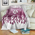 Personalized Manly Warringah Sea Eagles Blanket Y2K Grunge Aesthetic With Cyber Flames and Starburst Graphics