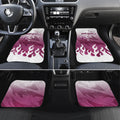 Personalized Manly Warringah Sea Eagles Car Mats Y2K Grunge Aesthetic With Cyber Flames and Starburst Graphics