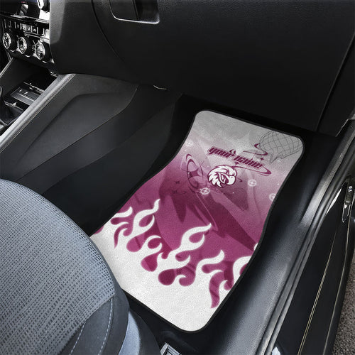 Personalized Manly Warringah Sea Eagles Car Mats Y2K Grunge Aesthetic With Cyber Flames and Starburst Graphics