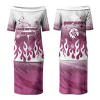 Personalized Manly Warringah Sea Eagles Couples Matching Puletasi and Hawaiian Shirt Y2K Grunge Aesthetic With Cyber Flames and Starburst Graphics