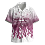 Personalized Manly Warringah Sea Eagles Kid Hawaiian Shirt Y2K Grunge Aesthetic With Cyber Flames and Starburst Graphics