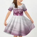 Personalized Manly Warringah Sea Eagles Kid Short Sleeve Dress Y2K Grunge Aesthetic With Cyber Flames and Starburst Graphics