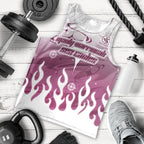 Personalized Manly Warringah Sea Eagles Men Tank Top Y2K Grunge Aesthetic With Cyber Flames and Starburst Graphics