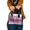 Personalized Manly Warringah Sea Eagles Shoulder Handbag Y2K Grunge Aesthetic With Cyber Flames and Starburst Graphics