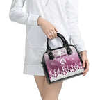 Personalized Manly Warringah Sea Eagles Shoulder Handbag Y2K Grunge Aesthetic With Cyber Flames and Starburst Graphics