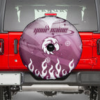 Personalized Manly Warringah Sea Eagles Spare Tire Cover Y2K Grunge Aesthetic With Cyber Flames and Starburst Graphics