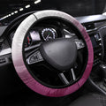 Manly Warringah Sea Eagles Steering Wheel Cover Y2K Grunge Aesthetic With Cyber Flames and Starburst Graphics