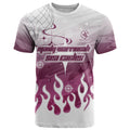 Personalized Manly Warringah Sea Eagles T Shirt Y2K Grunge Aesthetic With Cyber Flames and Starburst Graphics