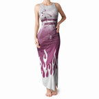 Personalized Manly Warringah Sea Eagles Tank Maxi Dress Y2K Grunge Aesthetic With Cyber Flames and Starburst Graphics