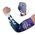 Personalized Melbourne Storm Arm Sleeves Y2K Grunge Aesthetic With Cyber Flames and Starburst Graphics