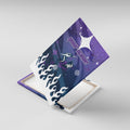 Personalized Melbourne Storm Canvas Wall Art Y2K Grunge Aesthetic With Cyber Flames and Starburst Graphics