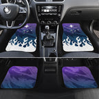 Personalized Melbourne Storm Car Mats Y2K Grunge Aesthetic With Cyber Flames and Starburst Graphics