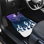 Personalized Melbourne Storm Car Mats Y2K Grunge Aesthetic With Cyber Flames and Starburst Graphics
