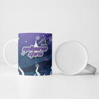 Personalized Melbourne Storm Ceramic Mug Y2K Grunge Aesthetic With Cyber Flames and Starburst Graphics