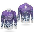 Personalized Melbourne Storm Couples Matching Off Shoulder Maxi Dress and Long Sleeve Button Shirt Y2K Grunge Aesthetic With Cyber Flames and Starburst Graphics