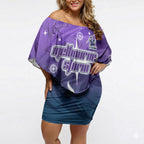 Personalized Melbourne Storm Off Shoulder Short Dress Y2K Grunge Aesthetic With Cyber Flames and Starburst Graphics