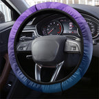 Melbourne Storm Steering Wheel Cover Y2K Grunge Aesthetic With Cyber Flames and Starburst Graphics