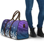 Personalized Melbourne Storm Travel Bag Y2K Grunge Aesthetic With Cyber Flames and Starburst Graphics