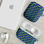 New Zealand Warriors AirPods Case Tropical Hibiscus Floral Seamless Rugby Mascot