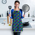 New Zealand Warriors Apron Tropical Hibiscus Floral Seamless Rugby Mascot
