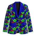 New Zealand Warriors Blazer Tropical Hibiscus Floral Seamless Rugby Mascot