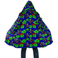 New Zealand Warriors Cloak Tropical Hibiscus Floral Seamless Rugby Mascot
