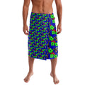 New Zealand Warriors Lavalava Tropical Hibiscus Floral Seamless Rugby Mascot