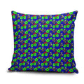 New Zealand Warriors Pillow Cover Tropical Hibiscus Floral Seamless Rugby Mascot