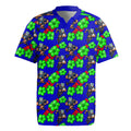 New Zealand Warriors Rugby Jersey Tropical Hibiscus Floral Seamless Rugby Mascot