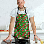 South Sydney Rabbitohs Apron Tropical Hibiscus Floral Seamless Rugby Mascot