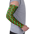 South Sydney Rabbitohs Arm Sleeves Tropical Hibiscus Floral Seamless Rugby Mascot