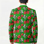 South Sydney Rabbitohs Blazer Tropical Hibiscus Floral Seamless Rugby Mascot