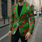 South Sydney Rabbitohs Blazer Tropical Hibiscus Floral Seamless Rugby Mascot