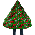 South Sydney Rabbitohs Cloak Tropical Hibiscus Floral Seamless Rugby Mascot