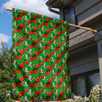 South Sydney Rabbitohs Garden Flag Tropical Hibiscus Floral Seamless Rugby Mascot